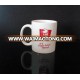 Custom strengthen blank sublimation porcelain white ceramic mug